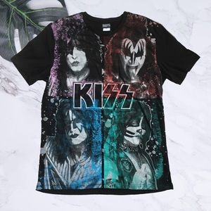 KISS Concert Or Party Mens T Shirt Large Size.